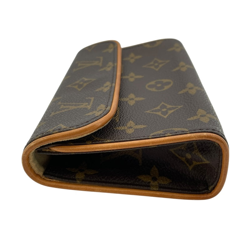 ルイ・ヴィトン LOUIS VUITTON ポシェットフロランティーヌ M51855 ブラウン モノグラムキャンバス レディース ポーチ