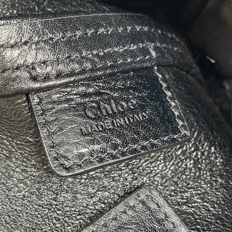 クロエ Chloe スピンスモールトートバッグ ブラック カーフ レディース ショルダーバッグ