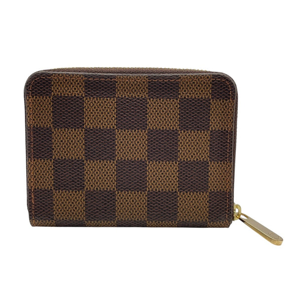 ルイ・ヴィトン LOUIS VUITTON ジッピー・コインパース N63070 ブラウン ダミエ・エベヌ　 レディース コインケース