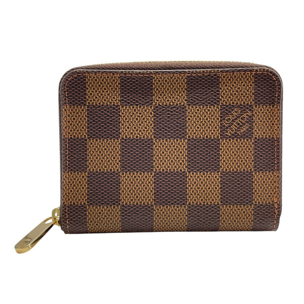 ルイ・ヴィトン LOUIS VUITTON ジッピー・コインパース N63070 ブラウン ダミエ・エベヌ　 レディース コインケース