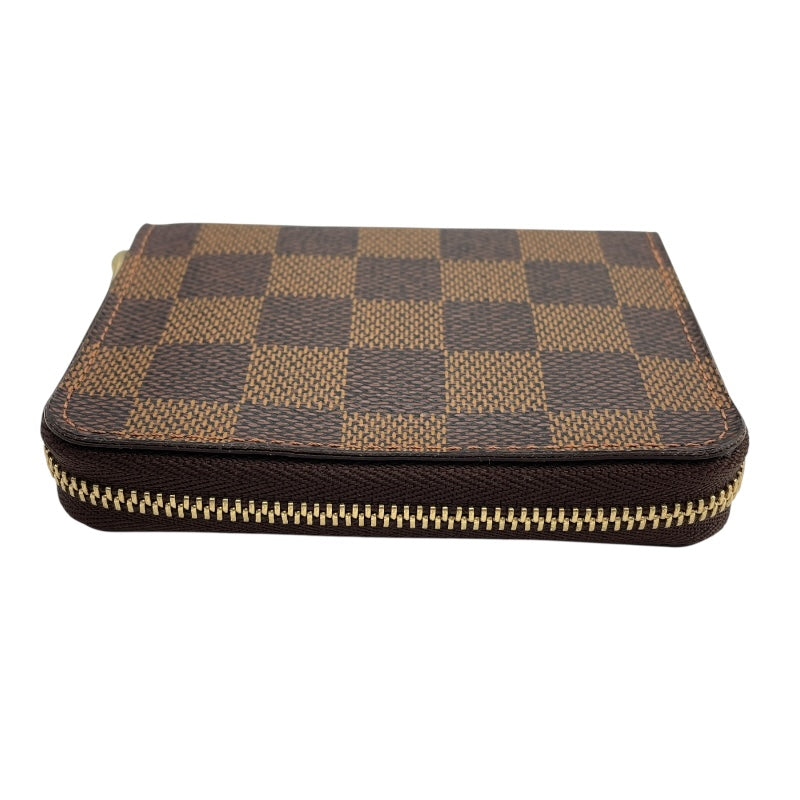 ルイ・ヴィトン LOUIS VUITTON ジッピー・コインパース N63070 ブラウン ダミエ・エベヌ　 レディース コインケース