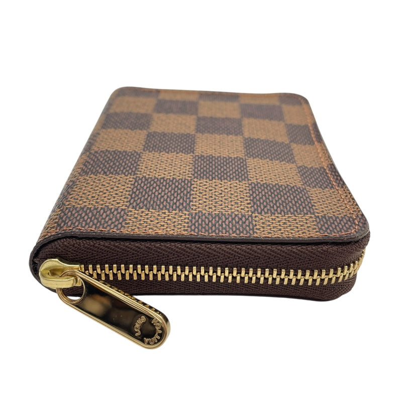 ルイ・ヴィトン LOUIS VUITTON ジッピー・コインパース N63070 ブラウン ダミエ・エベヌ　 レディース コインケース