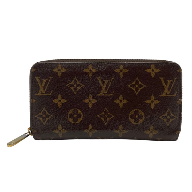 ルイ・ヴィトン LOUIS VUITTON ジッピー・ウォレット M41896 ブラウン モノグラムキャンバス ユニセックス 長財布