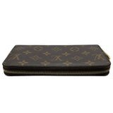 ルイ・ヴィトン LOUIS VUITTON ジッピー・ウォレット M41896 ブラウン モノグラムキャンバス ユニセックス 長財布