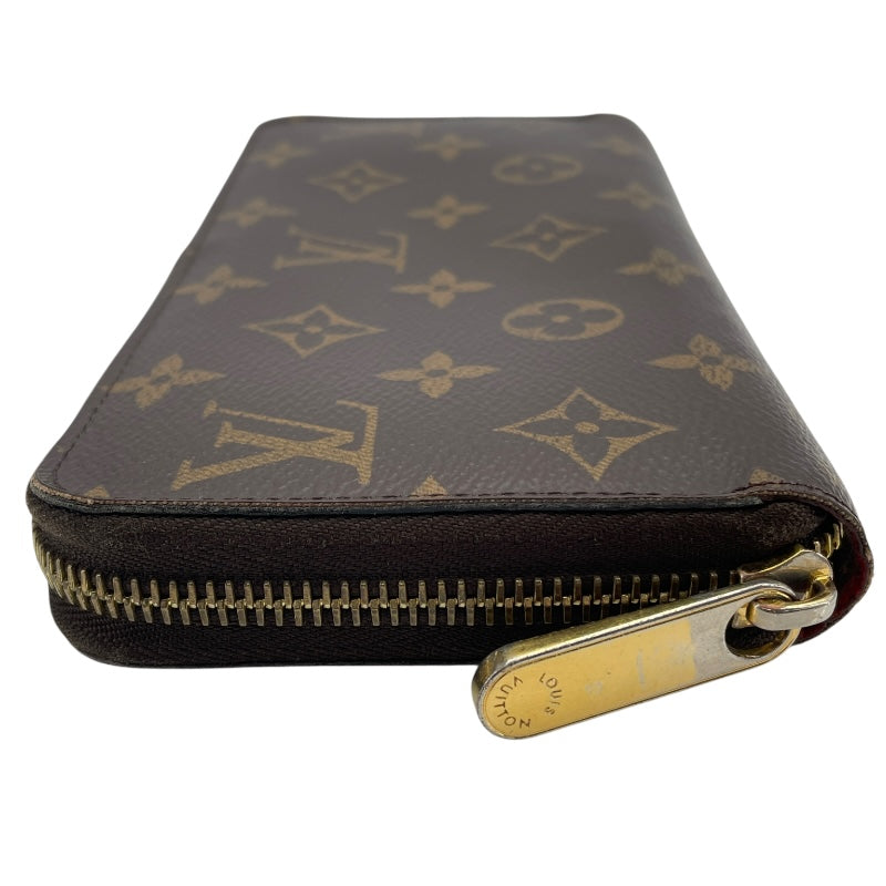 ルイ・ヴィトン LOUIS VUITTON ジッピー・ウォレット M41896 ブラウン モノグラムキャンバス ユニセックス 長財布