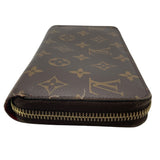ルイ・ヴィトン LOUIS VUITTON ジッピー・ウォレット M41896 ブラウン モノグラムキャンバス ユニセックス 長財布