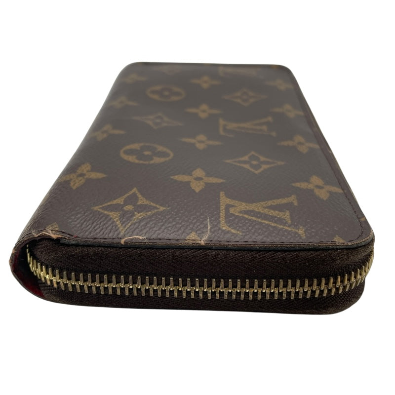 ルイ・ヴィトン LOUIS VUITTON ジッピー・ウォレット M41896 ブラウン モノグラムキャンバス ユニセックス 長財布