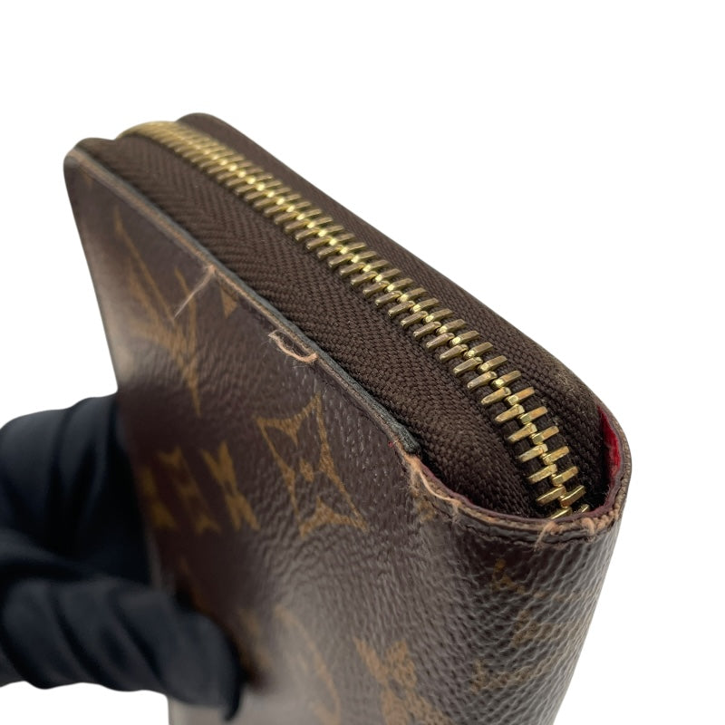 ルイ・ヴィトン LOUIS VUITTON ジッピー・ウォレット M41896 ブラウン モノグラムキャンバス ユニセックス 長財布
