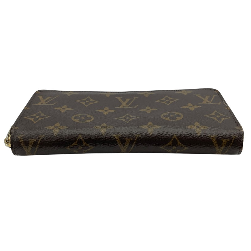 ルイ・ヴィトン LOUIS VUITTON ジッピー・ウォレット M41896 ブラウン モノグラムキャンバス ユニセックス 長財布