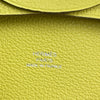 エルメス HERMES パスティア U刻印 ライム シェーブル レディース コインケース