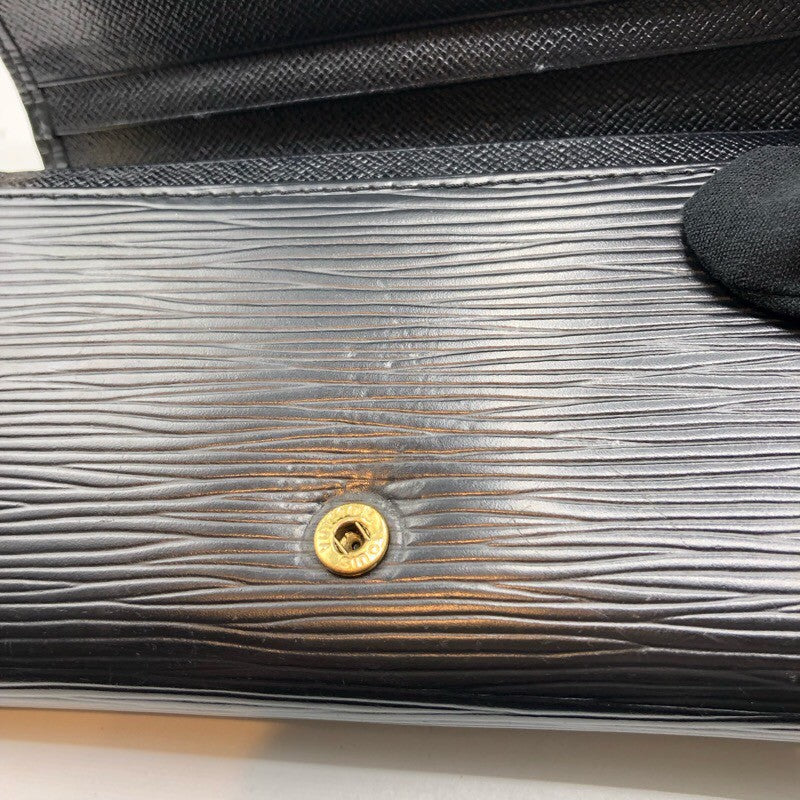 ルイ・ヴィトン LOUIS VUITTON ポルト モネ・ビエ トレゾール M63502 エピ ユニセックス 二つ折り財布