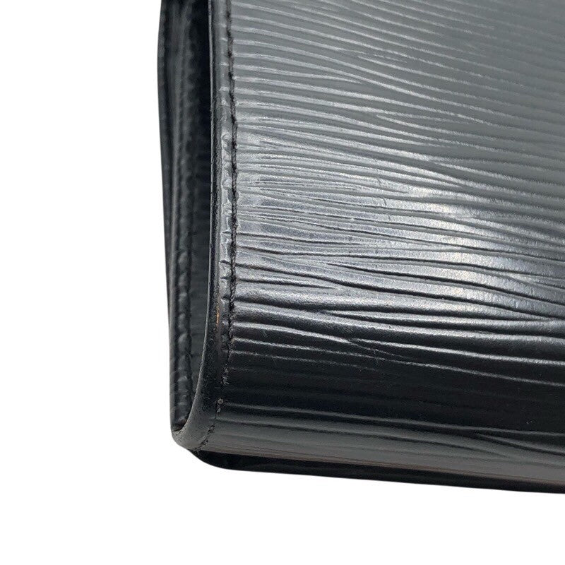ルイ・ヴィトン LOUIS VUITTON ポルト モネ・ビエ トレゾール M63502 エピ ユニセックス 二つ折り財布