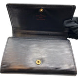 ルイ・ヴィトン LOUIS VUITTON ポルト モネ・ビエ トレゾール M63502 エピ ユニセックス 二つ折り財布