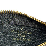 ルイ・ヴィトン LOUIS VUITTON ポシェット・クレ M80885 黒 モノグラム・アンプラント ユニセックス キーケース