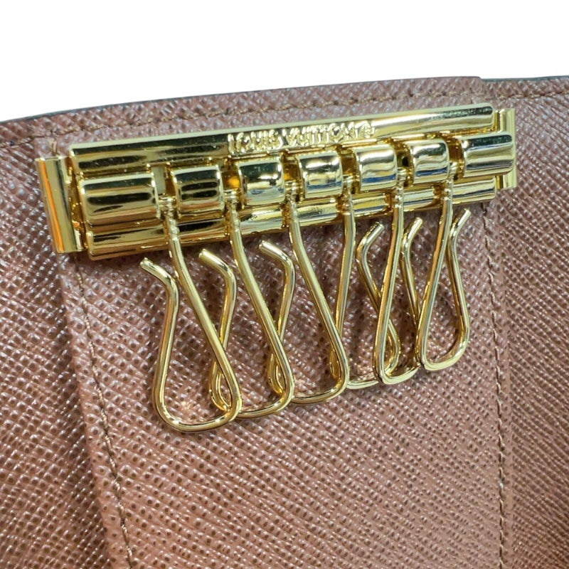 ルイ・ヴィトン LOUIS VUITTON ミュルティクレ6 M62630 ブラウン　ゴールド金具 モノグラム メンズ キーケース
