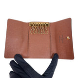 ルイ・ヴィトン LOUIS VUITTON ミュルティクレ6 M62630 ブラウン　ゴールド金具 モノグラム メンズ キーケース