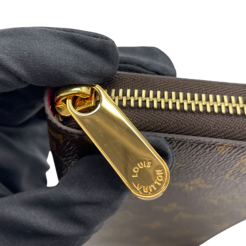 ルイ・ヴィトン LOUIS VUITTON ジッピー・ウォレット M41895 ブラウン モノグラム・キャンバス レディース 長財布