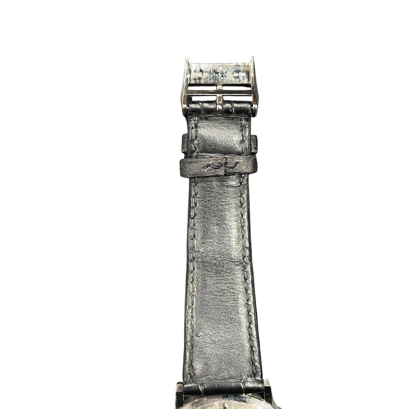 ランゲ＆ゾーネ A.LANGE&SOHNE サクソニアフラッハ 211.027 18Kホワイトゴールド/革ベルト メンズ 腕時計