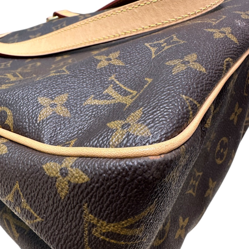 ルイ・ヴィトン LOUIS VUITTON バティニョール・ヴェルティカル モノグラム PVC/レザー レディース ハンドバッグ