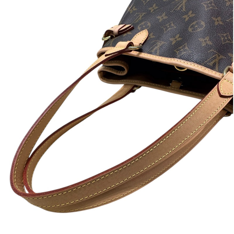 ルイ・ヴィトン LOUIS VUITTON バティニョール・ヴェルティカル モノグラム PVC/レザー レディース ハンドバッグ