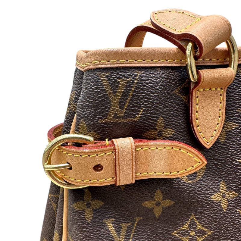 ルイ・ヴィトン LOUIS VUITTON バティニョール・ヴェルティカル モノグラム PVC/レザー レディース ハンドバッグ