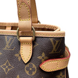 ルイ・ヴィトン LOUIS VUITTON バティニョール・ヴェルティカル モノグラム PVC/レザー レディース ハンドバッグ