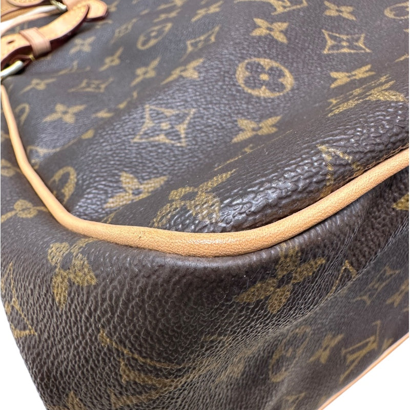 ルイ・ヴィトン LOUIS VUITTON バティニョール・ヴェルティカル モノグラム PVC/レザー レディース ハンドバッグ