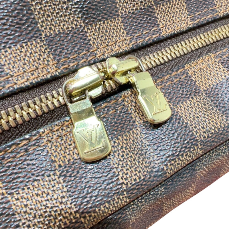 ルイ・ヴィトン LOUIS VUITTON ナヴィグリオ N45255 ブラウン　ゴールド金具 ダミエ ユニセックス ショルダーバッグ