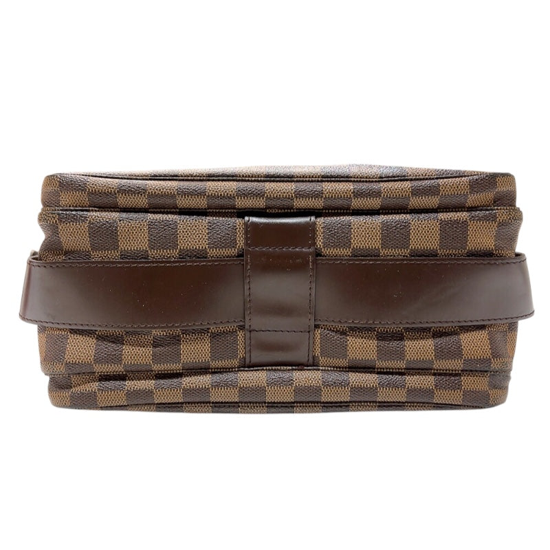 ルイ・ヴィトン LOUIS VUITTON ナヴィグリオ N45255 ブラウン　ゴールド金具 ダミエ ユニセックス ショルダーバッグ