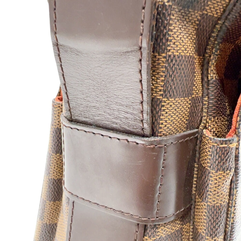 ルイ・ヴィトン LOUIS VUITTON ナヴィグリオ N45255 ブラウン　ゴールド金具 ダミエ ユニセックス ショルダーバッグ