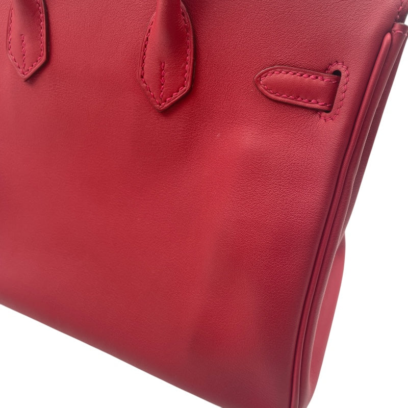 エルメス HERMES バーキン25 X刻 ヴァーミリオン スイフト レディース ハンドバッグ
