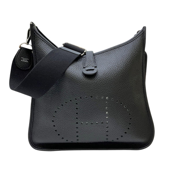 エルメス HERMES エヴリン3 PM B刻印 ブラック シルバー金具 トリヨンクレマンス レディース ショルダーバッグ