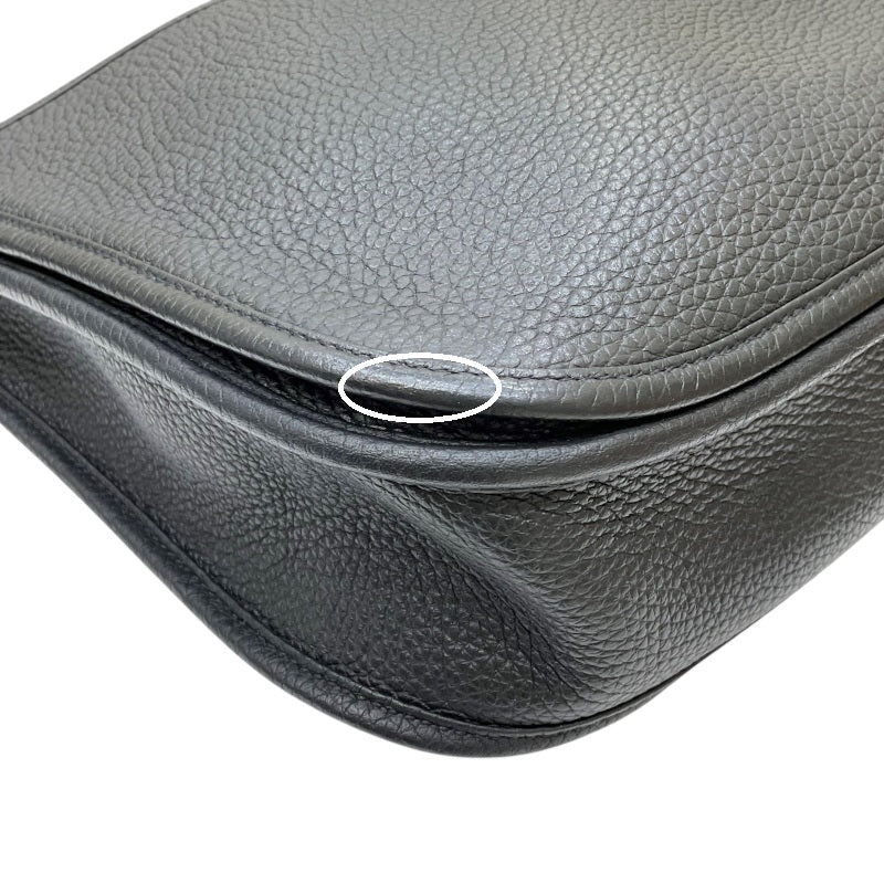 エルメス HERMES エヴリン3 PM B刻印 ブラック シルバー金具 トリヨンクレマンス レディース ショルダーバッグ