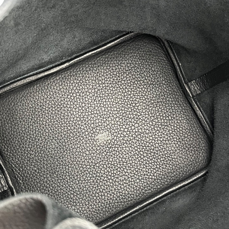 エルメス HERMES ピコタンロック MM C刻印 ブラック シルバー金具 トリヨン レディース ハンドバッグ