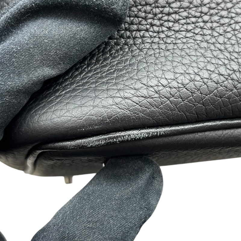 エルメス HERMES ピコタンロック MM C刻印 ブラック シルバー金具 トリヨン レディース ハンドバッグ