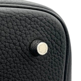 エルメス HERMES ピコタンロック MM C刻印 ブラック シルバー金具 トリヨン レディース ハンドバッグ
