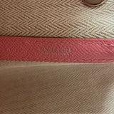 エルメス HERMES ガーデンパーティTPM U刻 ローズコンフェッティ シルバー金具 ヴォーエプソン レディース ハンドバッグ