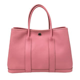 エルメス HERMES ガーデンパーティTPM U刻 ローズコンフェッティ シルバー金具 ヴォーエプソン レディース ハンドバッグ