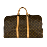 ルイ・ヴィトン LOUIS VUITTON キーポル50 M41426 ブラウン モノグラム キャンバス ユニセックス ボストンバッグ