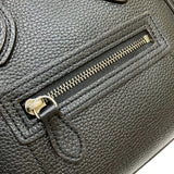 セリーヌ CELINE ラゲージ ナノショッパー 189243 ブラック ドラムドカーフスキン レディース ハンドバッグ