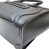 セリーヌ CELINE ラゲージ ナノショッパー 189243 ブラック ドラムドカーフスキン レディース ハンドバッグ