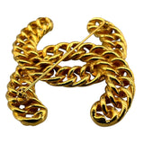 シャネル CHANEL デカココ チェーンブローチ ゴールド GP/GD アクセサリー
