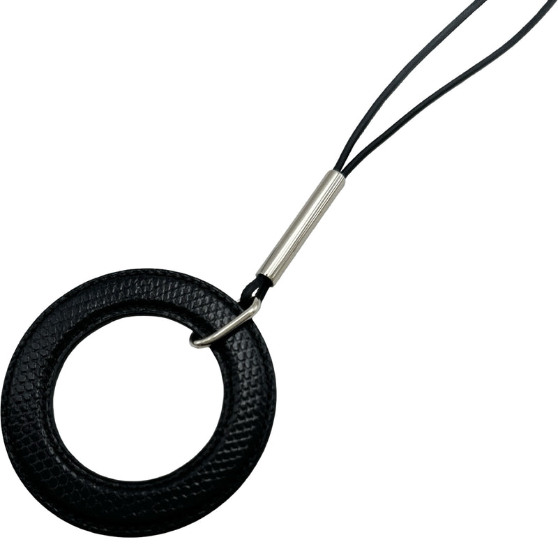 エルメス HERMES サークルネックレス ブラック リザード アクセサリー