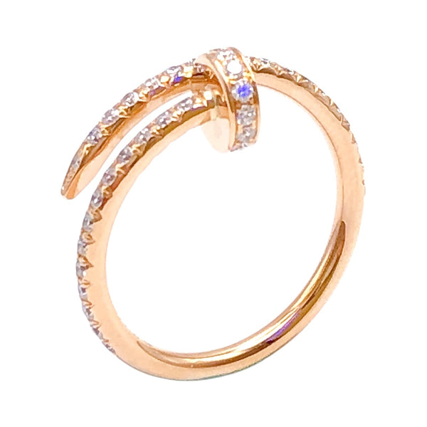 カルティエ Cartier ジュストアンクルダイヤリング K18PG ダイヤモンド ジュエリー