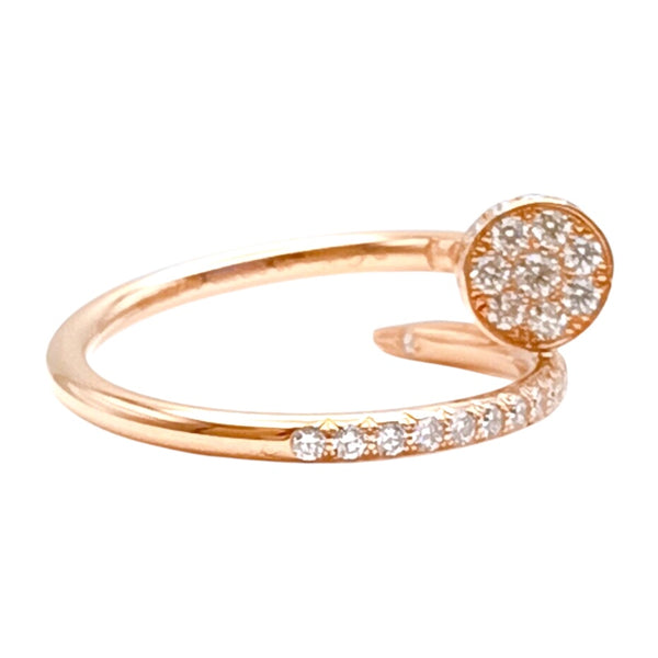 カルティエ Cartier ジュストアンクルダイヤリング K18PG ダイヤモンド ジュエリー