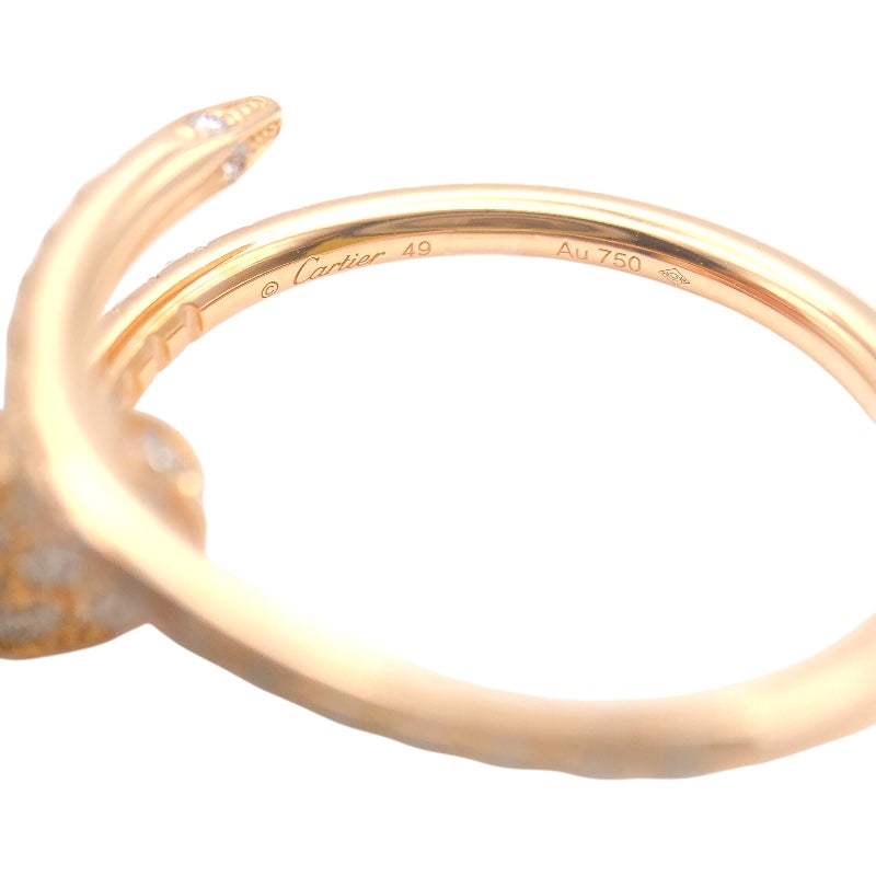 カルティエ Cartier ジュストアンクルダイヤリング K18PG ダイヤモンド ジュエリー