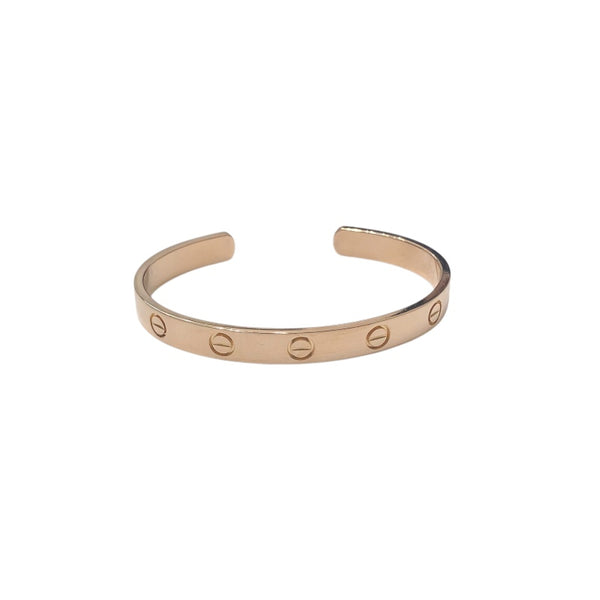 カルティエ Cartier オープンラブブレス Au750 ジュエリー