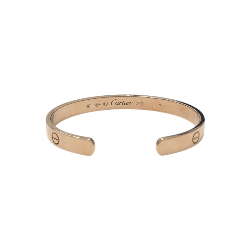 カルティエ Cartier オープンラブブレス Au750 ジュエリー