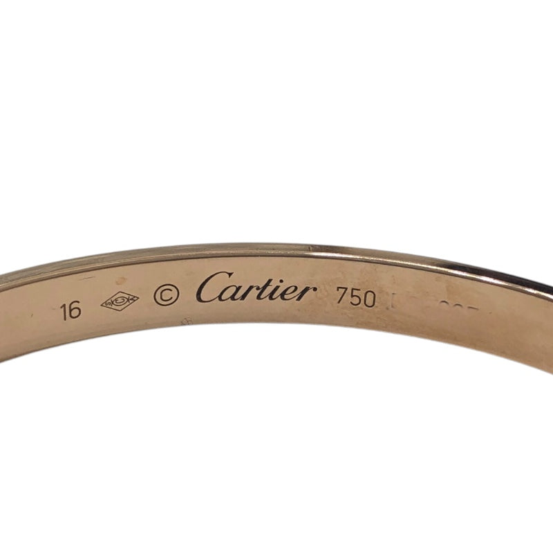 カルティエ Cartier オープンラブブレス Au750 ジュエリー