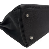 エルメス HERMES ケリー32内縫い Y刻印　(2020年製) ブラック　シルバー金具 トゴ レディース ハンドバッグ